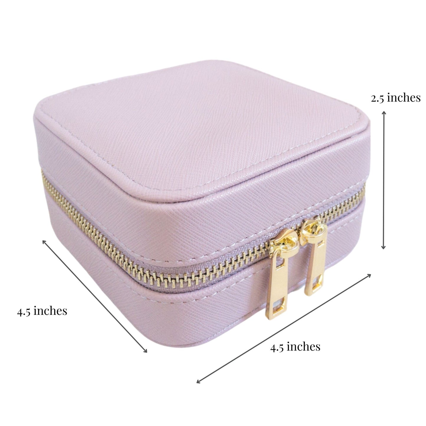 Vegan Leather Jewelry Organizer - Lilac Purple