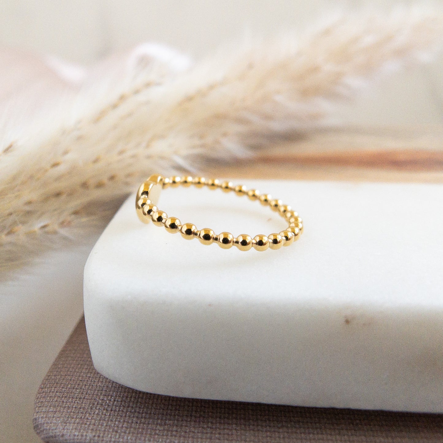Heart Beaded Ring