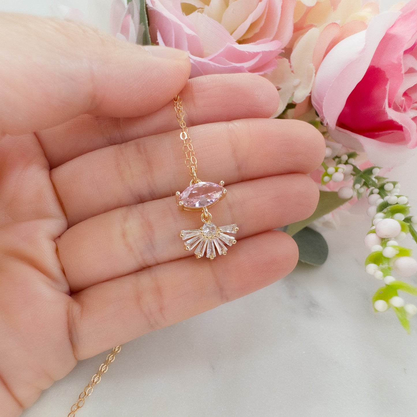 Rose Jewelry Set