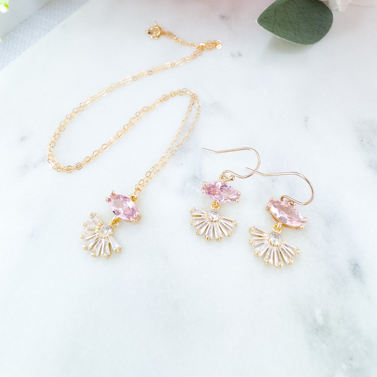 Rose Jewelry Set