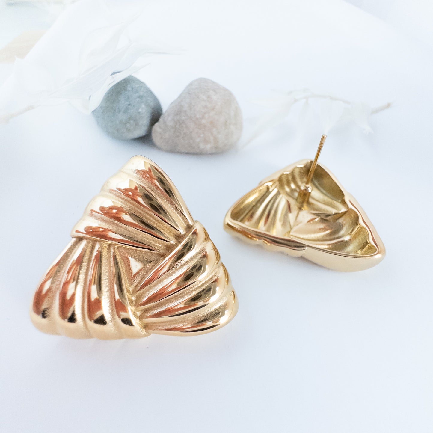 Triangle Wave Earrings