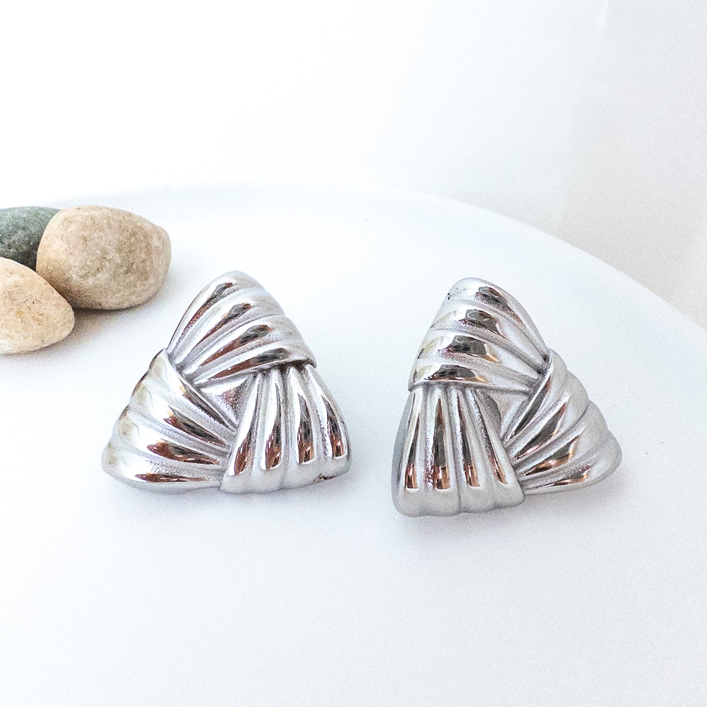 Triangle Wave Earrings