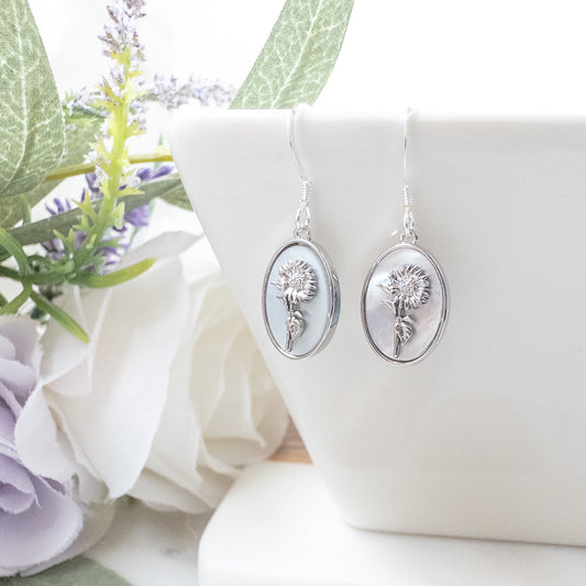 Custom Birth Flower Earrings