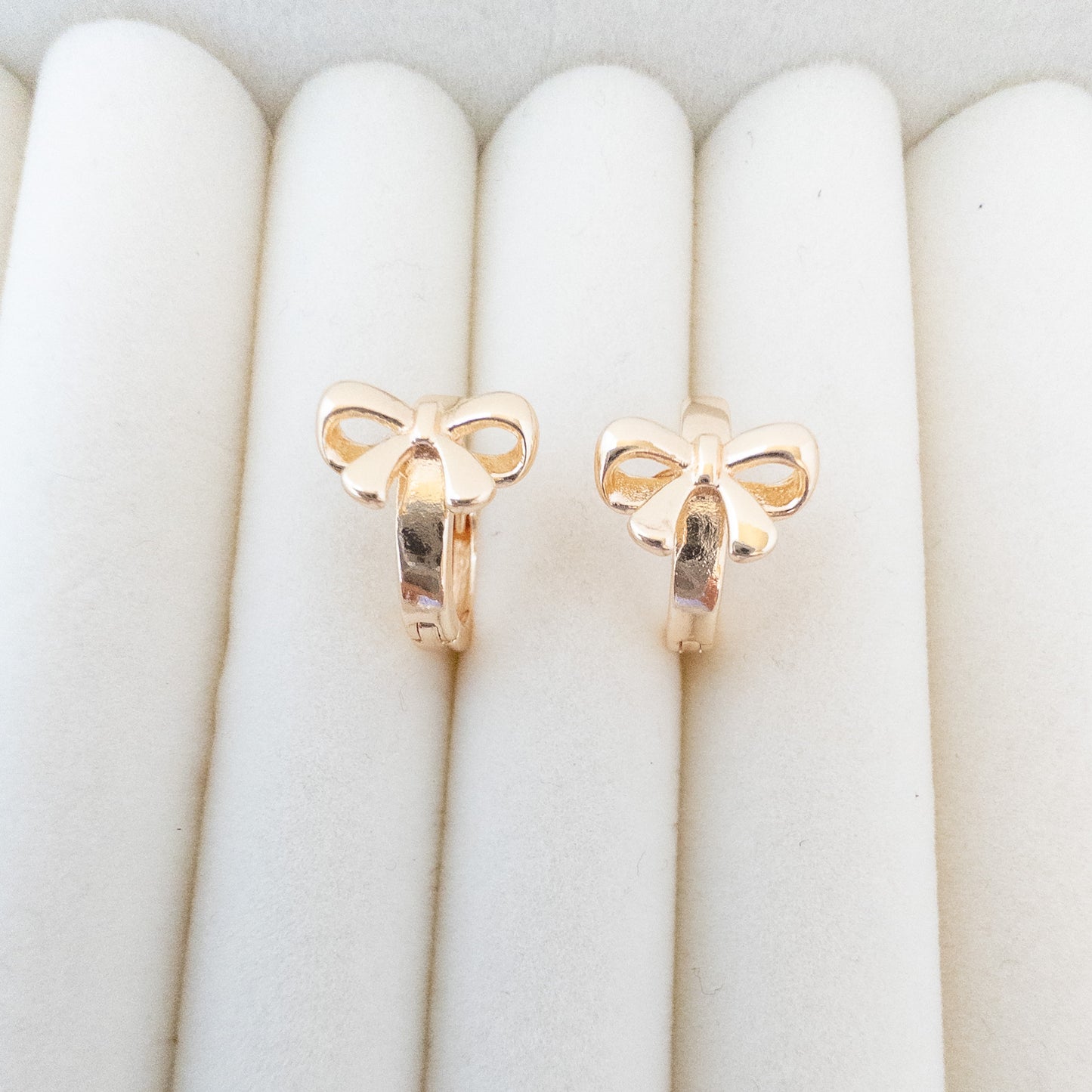 Bow Hoop Earrings