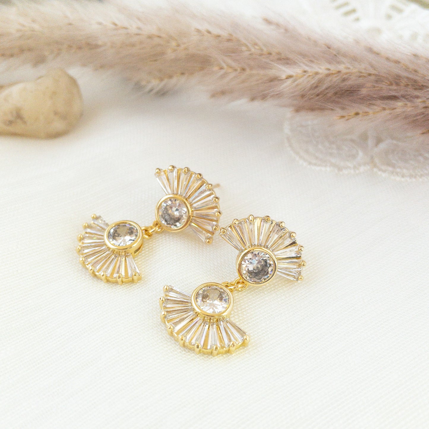The Esme Fan Earrings