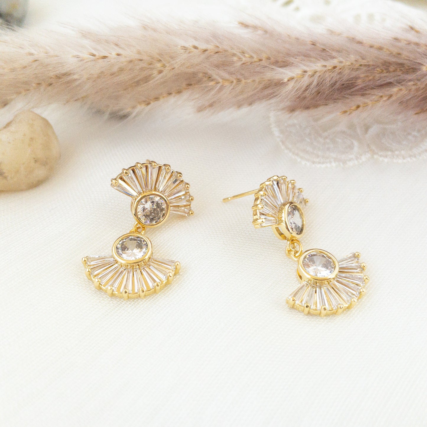 The Esme Fan Earrings