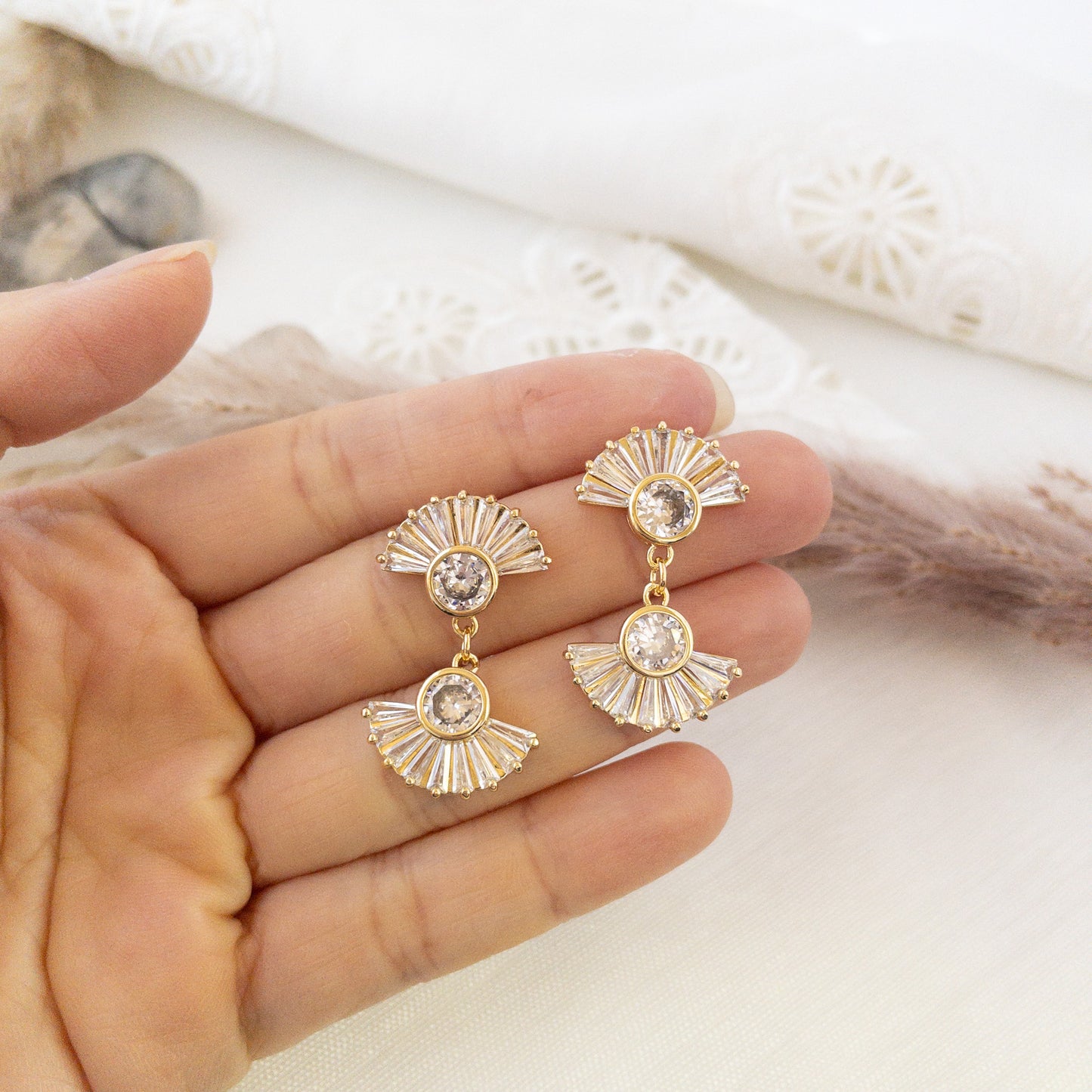 The Esme Fan Earrings