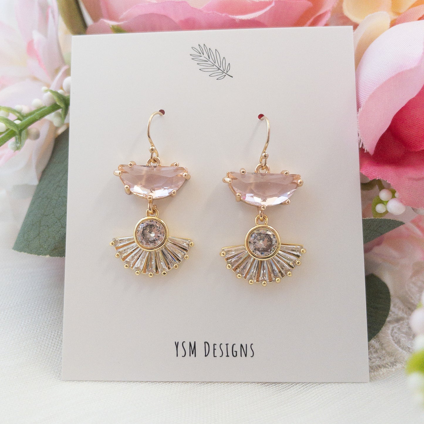 The Esme Pink Earrings
