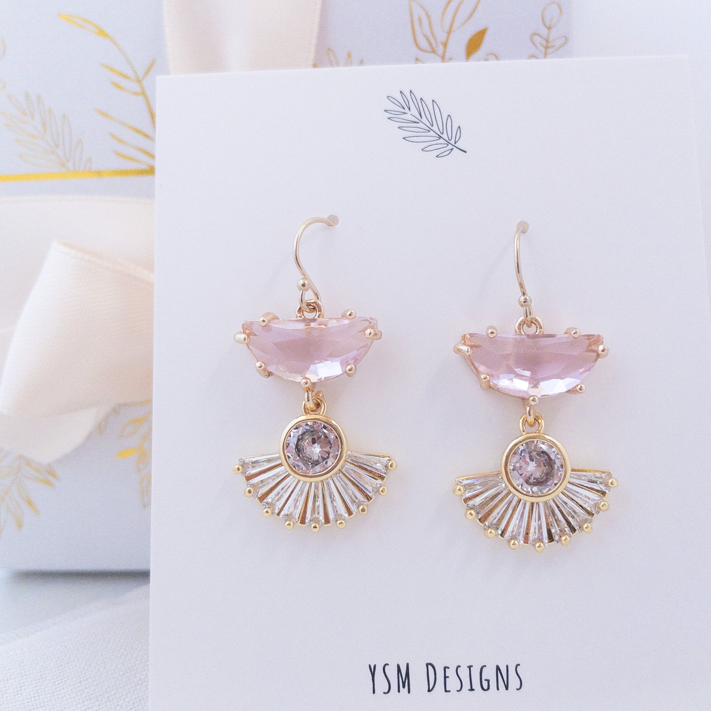 The Esme Pink Earrings