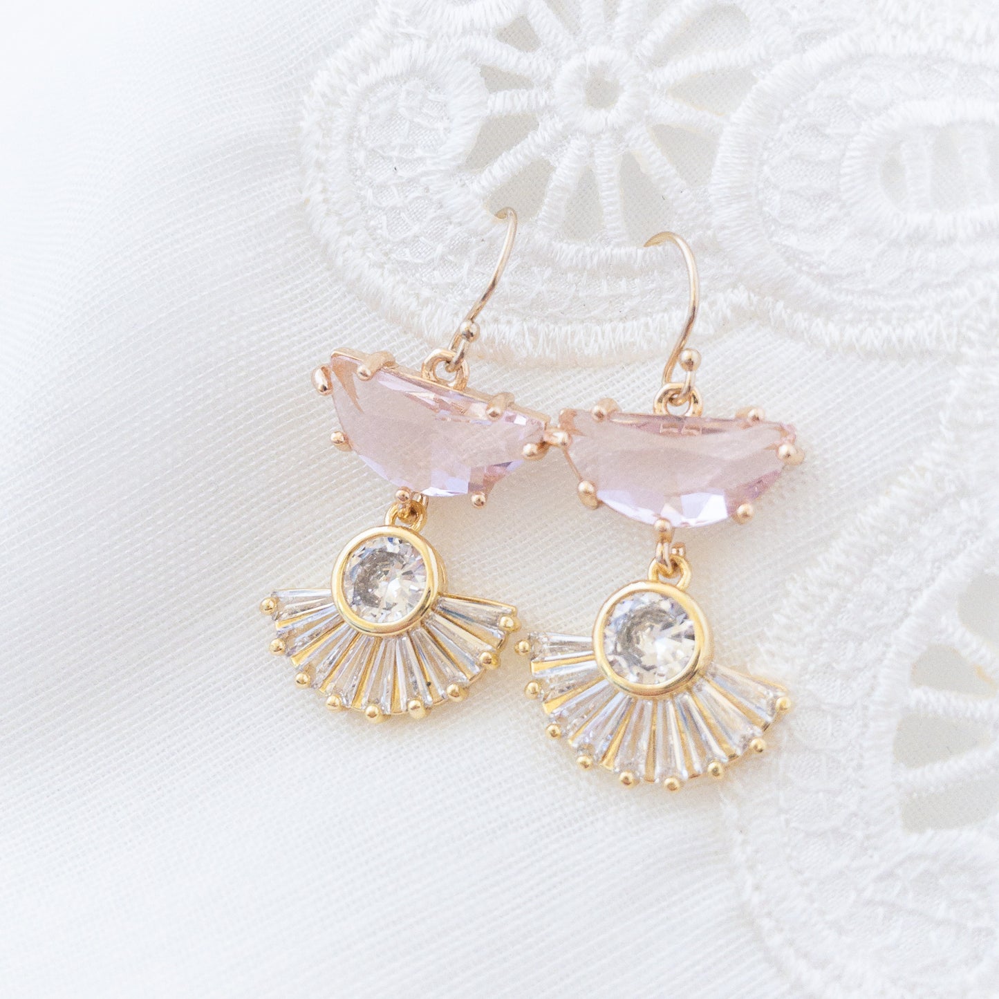 The Esme Pink Earrings
