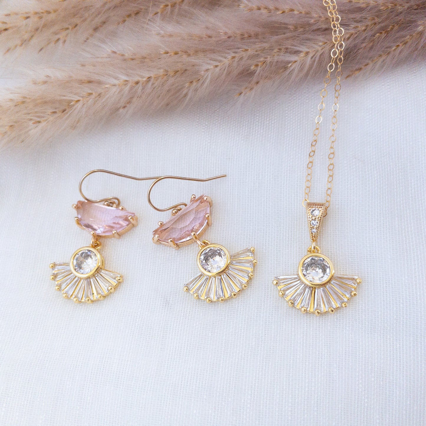The Esme Pink Earrings