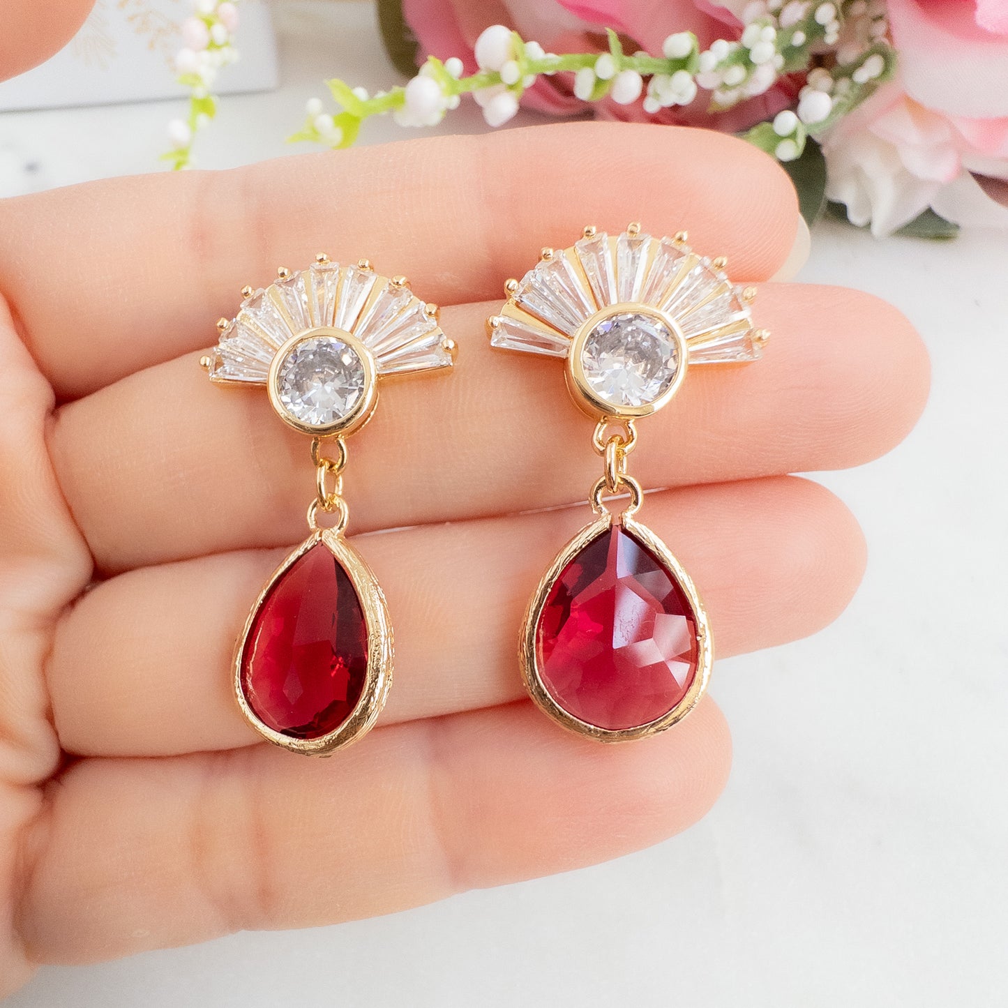 Ruby Esme Earrings