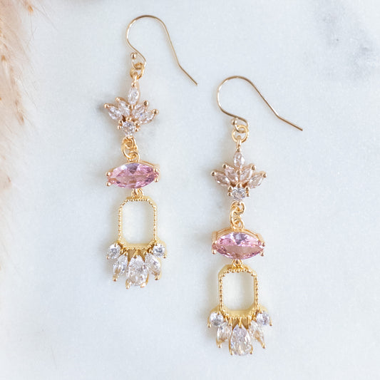 Pink Hadley Earrings