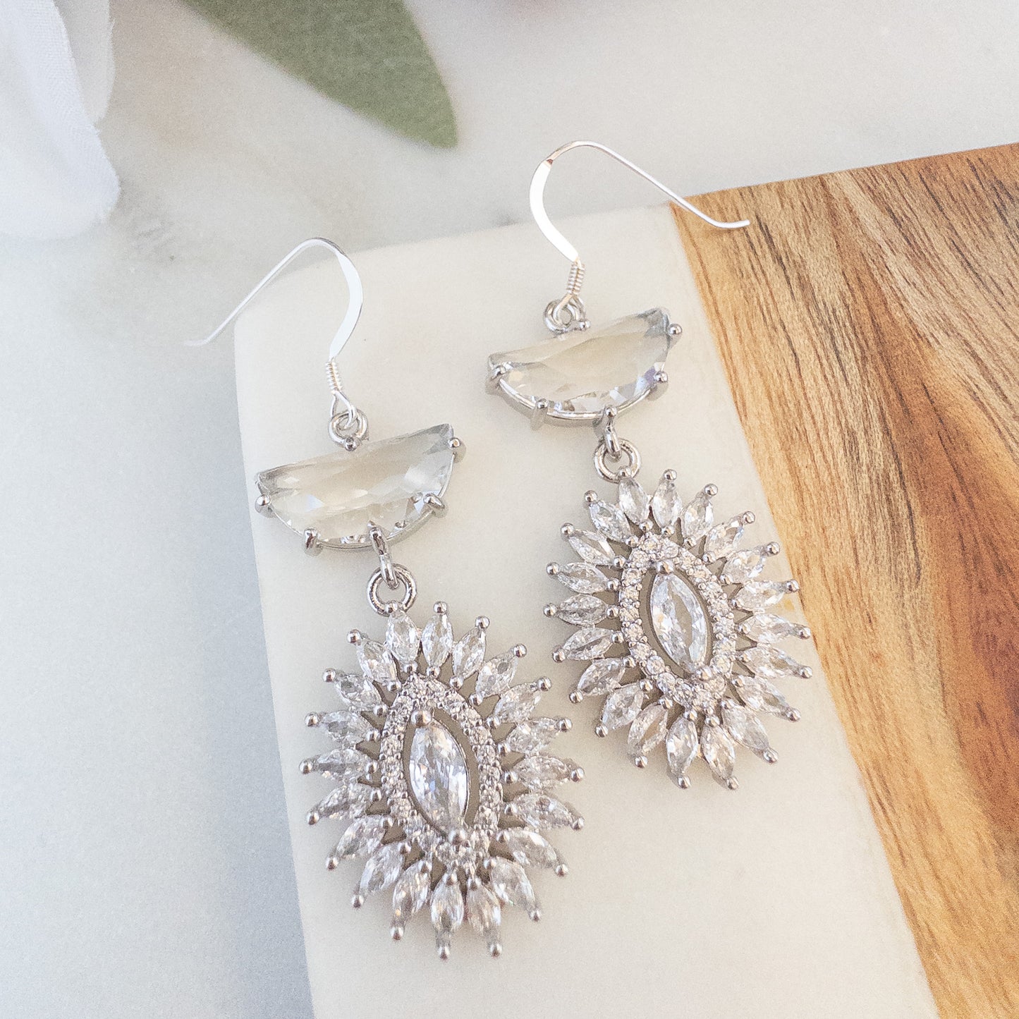 Octavia Earrings - Silver