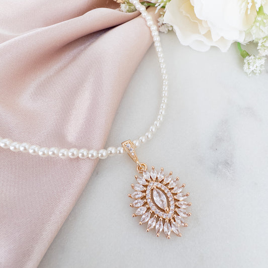 Octavia Pearl Choker Necklace