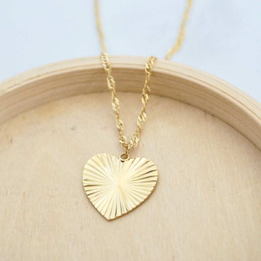Gold Heart Necklace