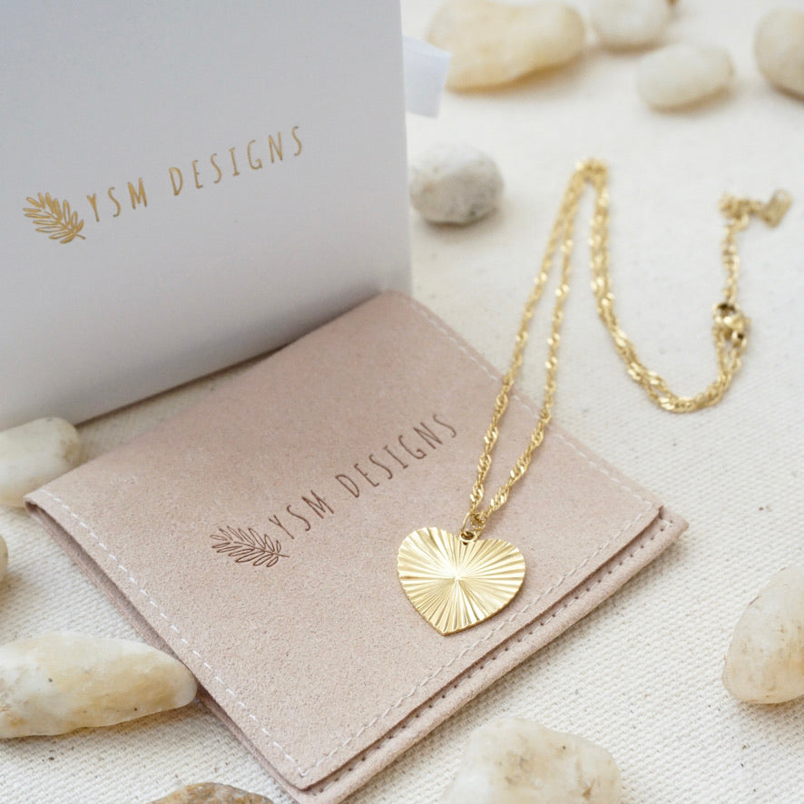 Gold Heart Necklace