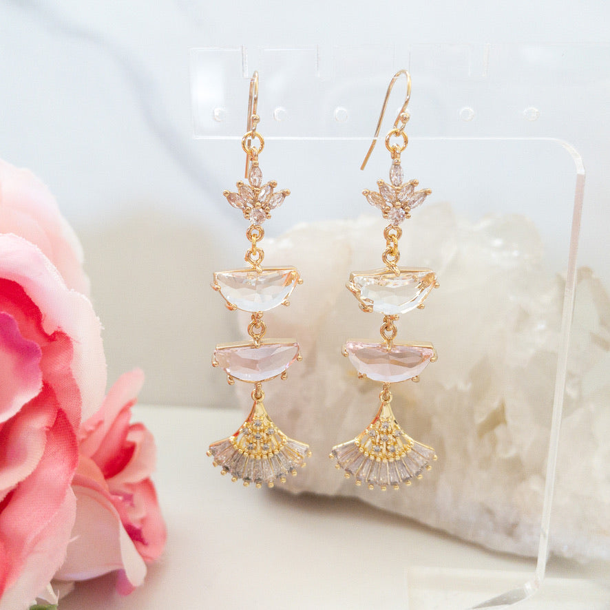The Kate Earrings - Pink
