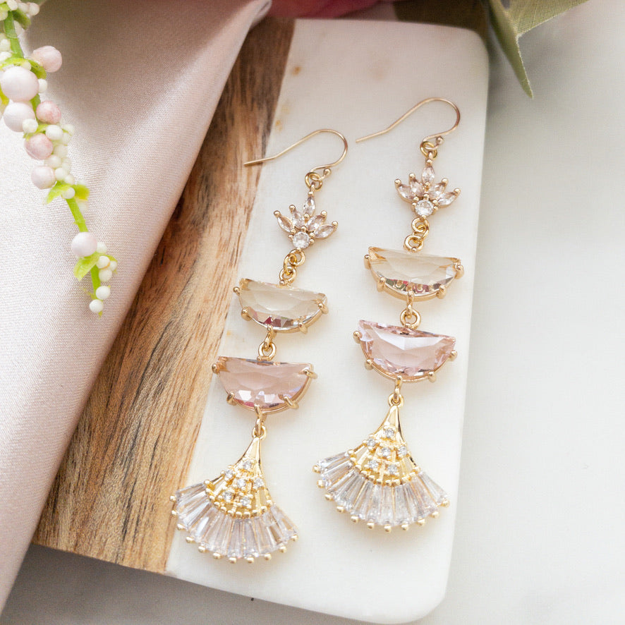 The Kate Earrings - Pink