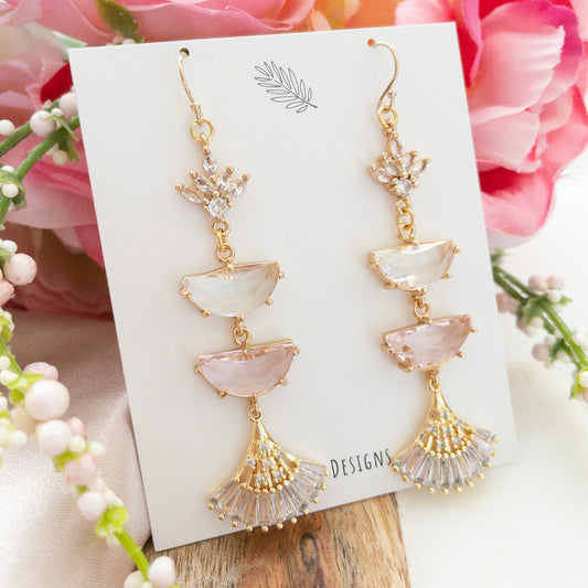 The Kate Earrings - Pink