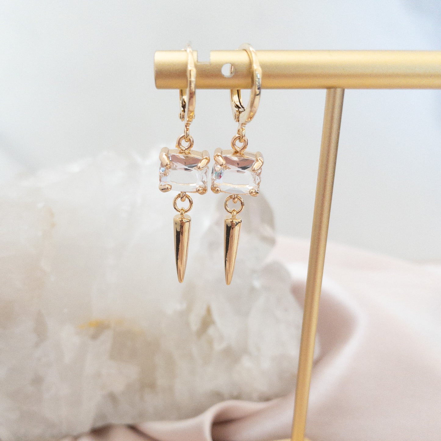 Ivy Huggie Hoop Earrings