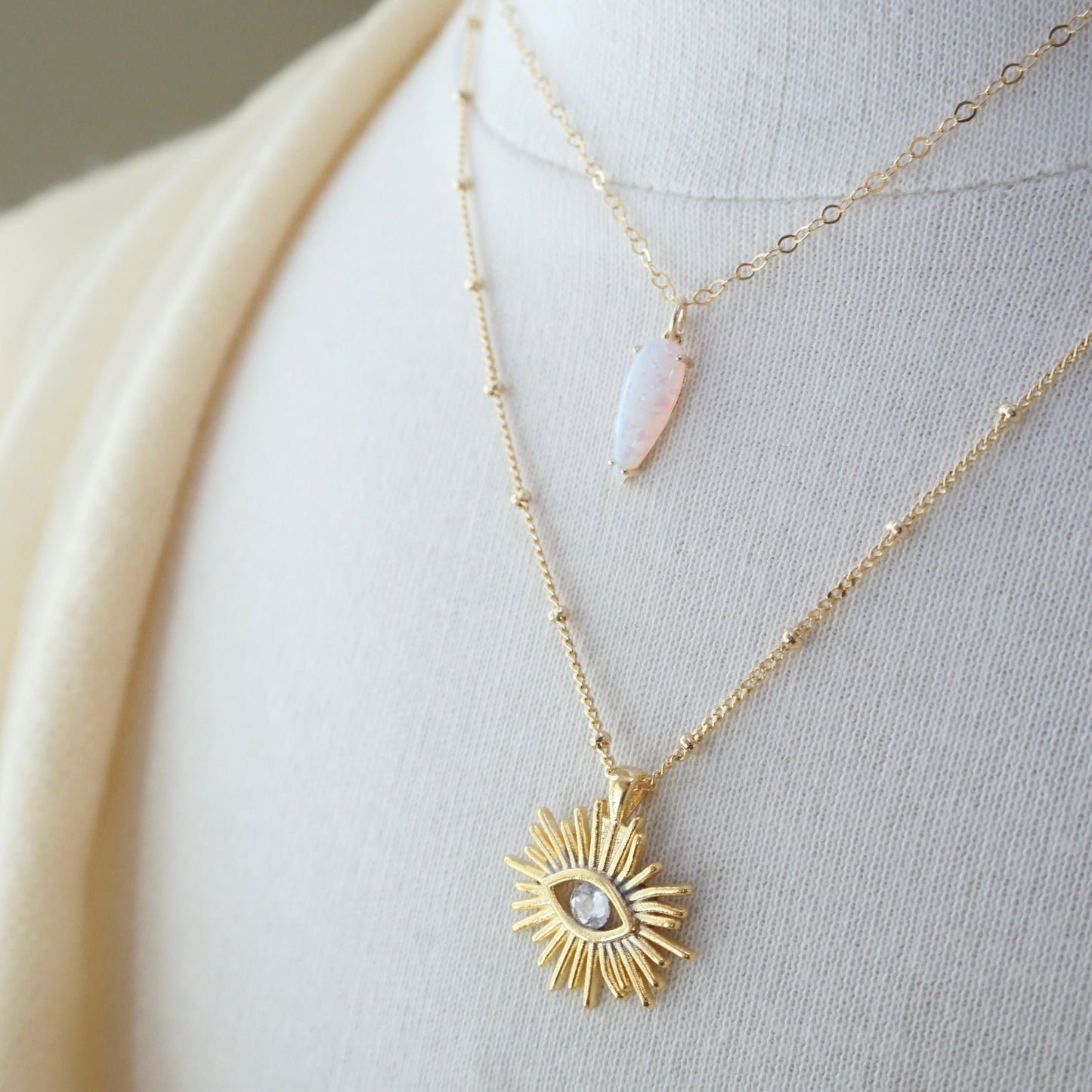 Marquise Opal Necklace