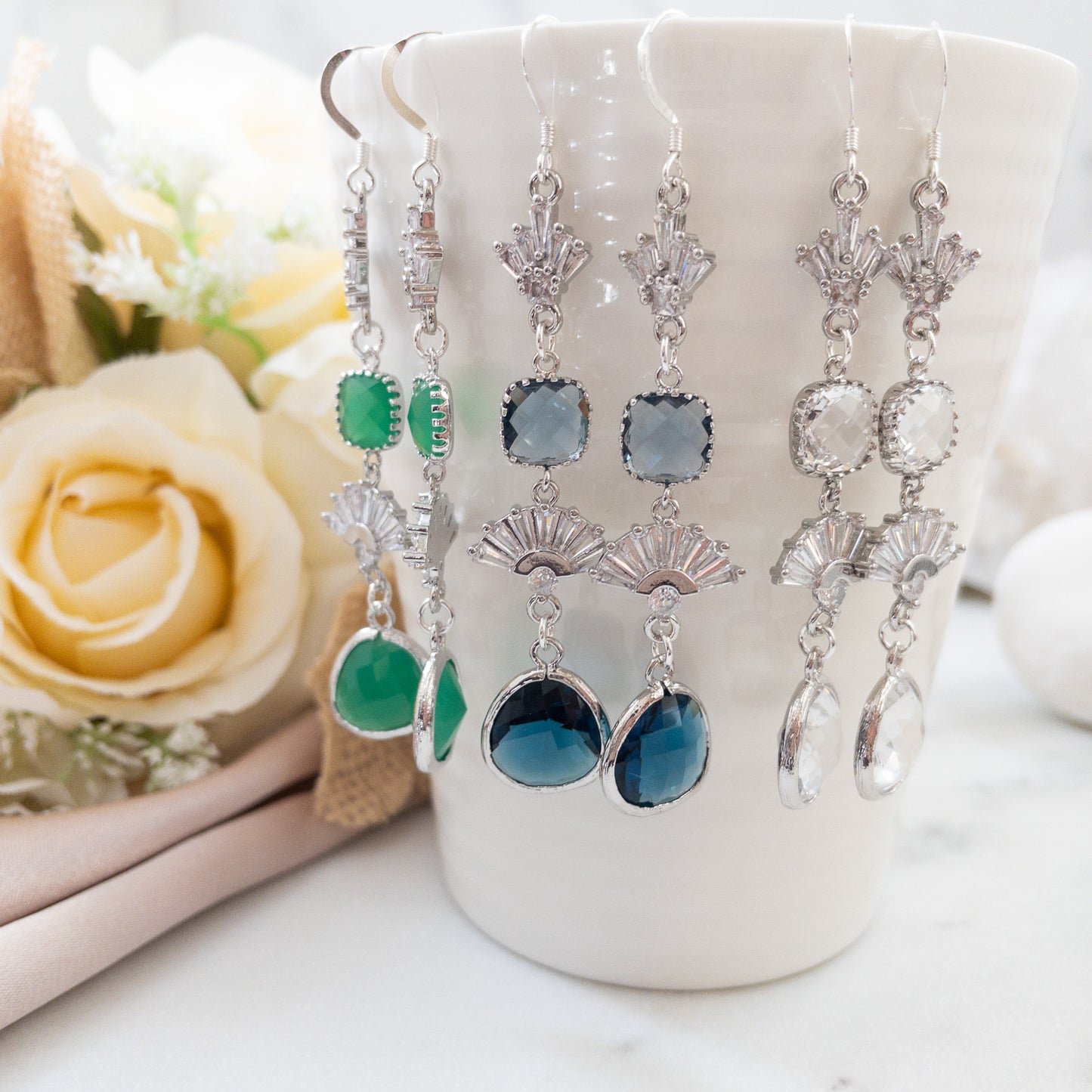 The Martha Earrings -Silver