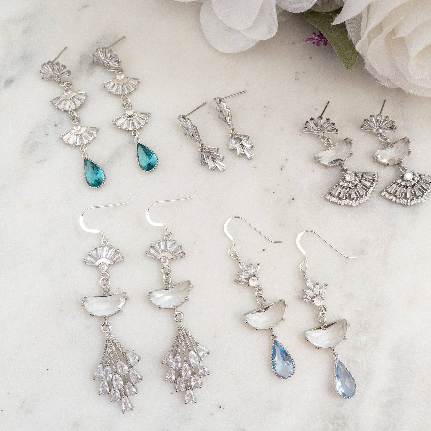 The Lillian Earrings - Silver