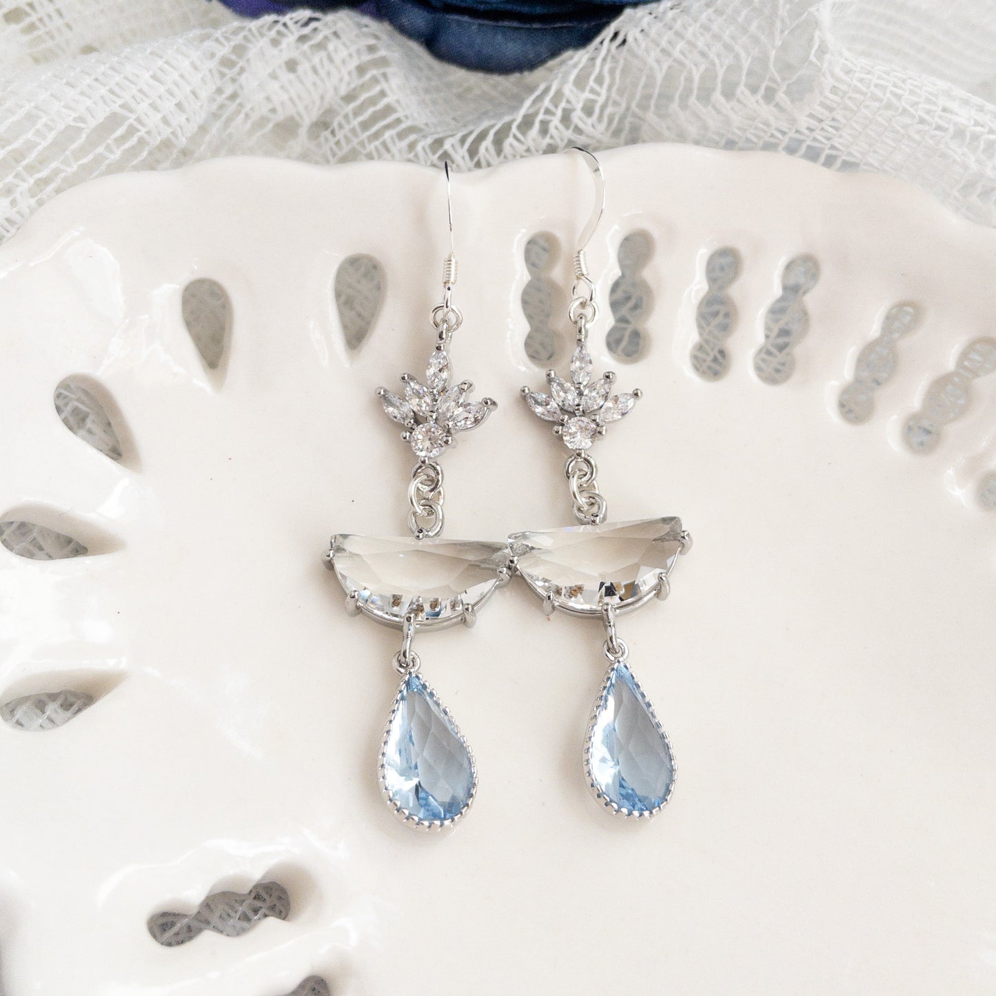 The Lillian Earrings - Silver