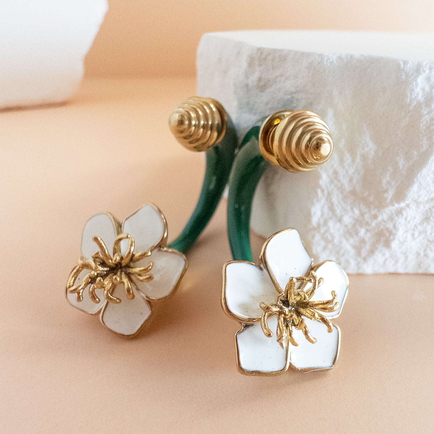Floral Arc Earrings