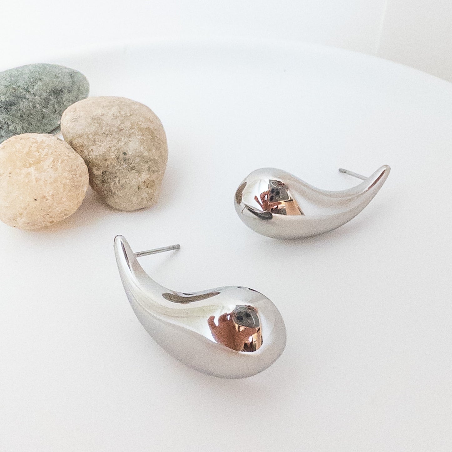 Teardrop Earrings Studs