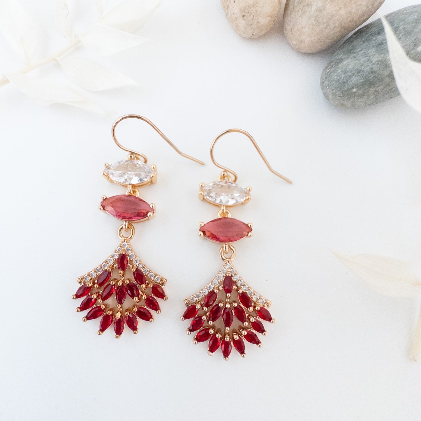 Anastasia Jewelry Set - Red