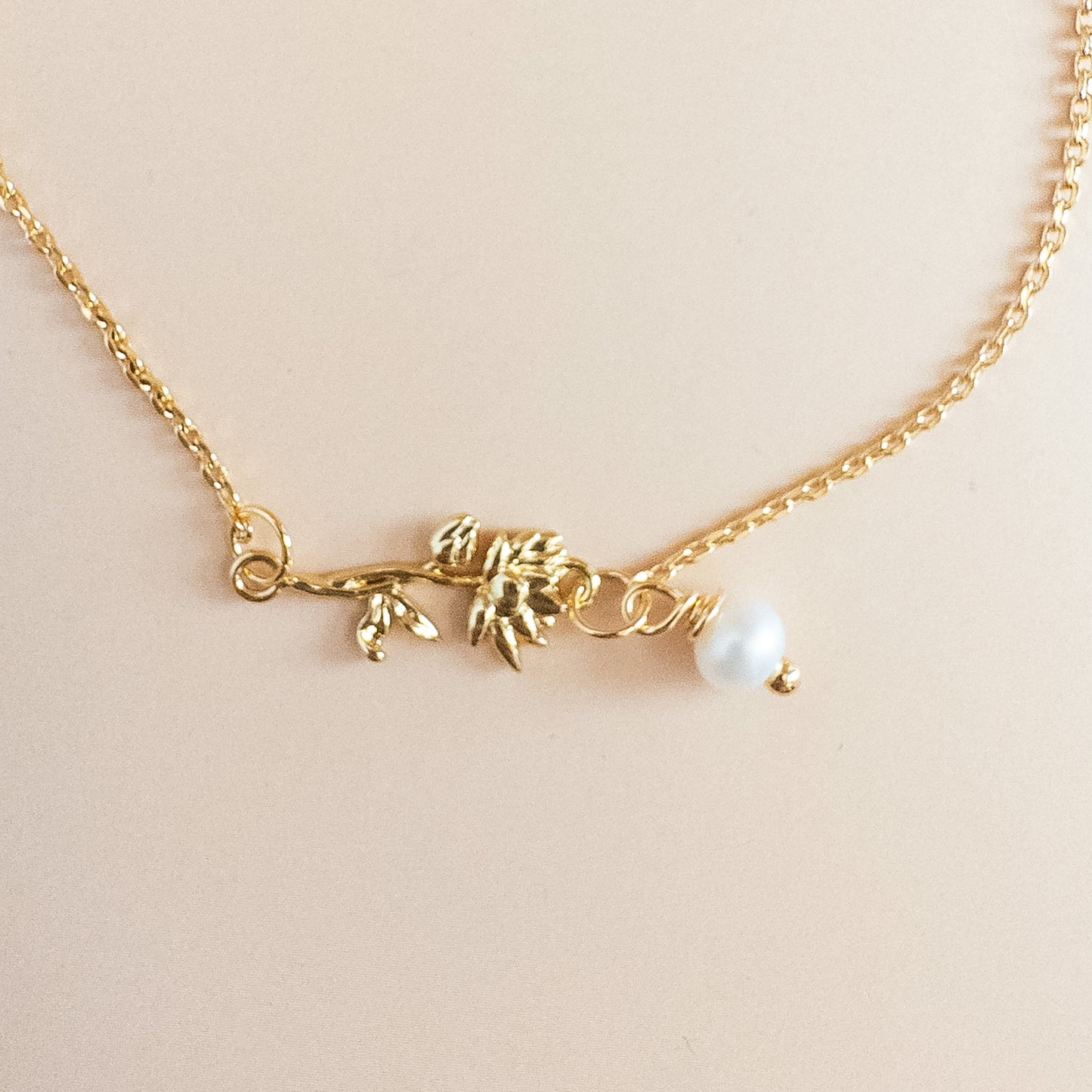 Personalized Birth Flower Bracelet