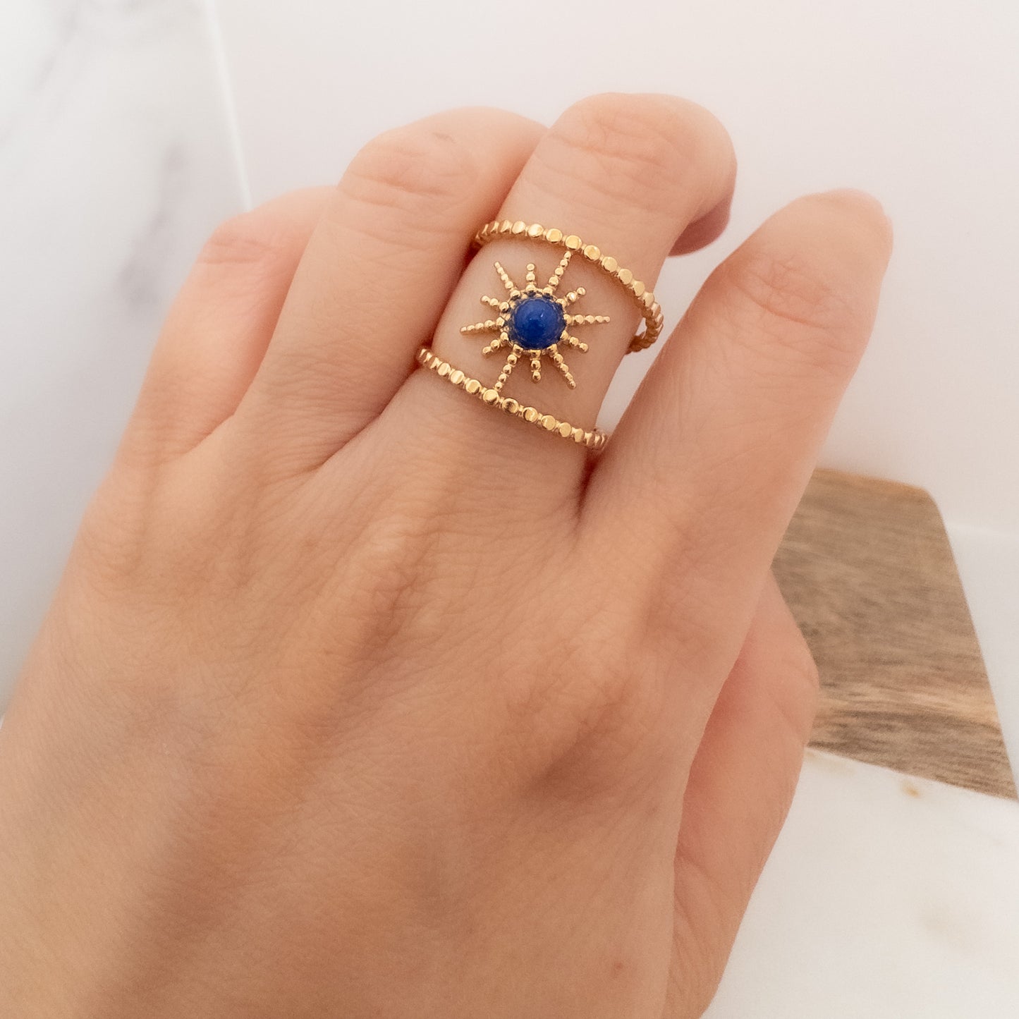 Blue Star Ring