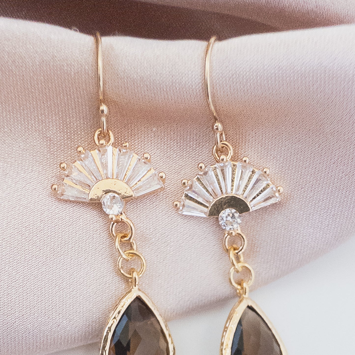 Celeste Earrings - Brown