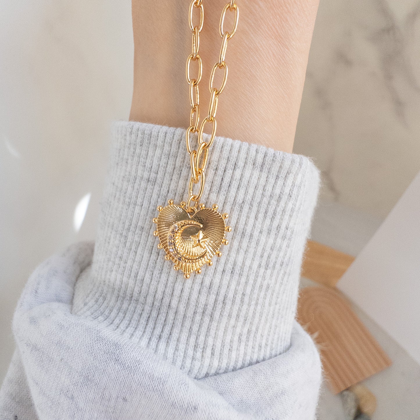 Celestial Heart Necklace