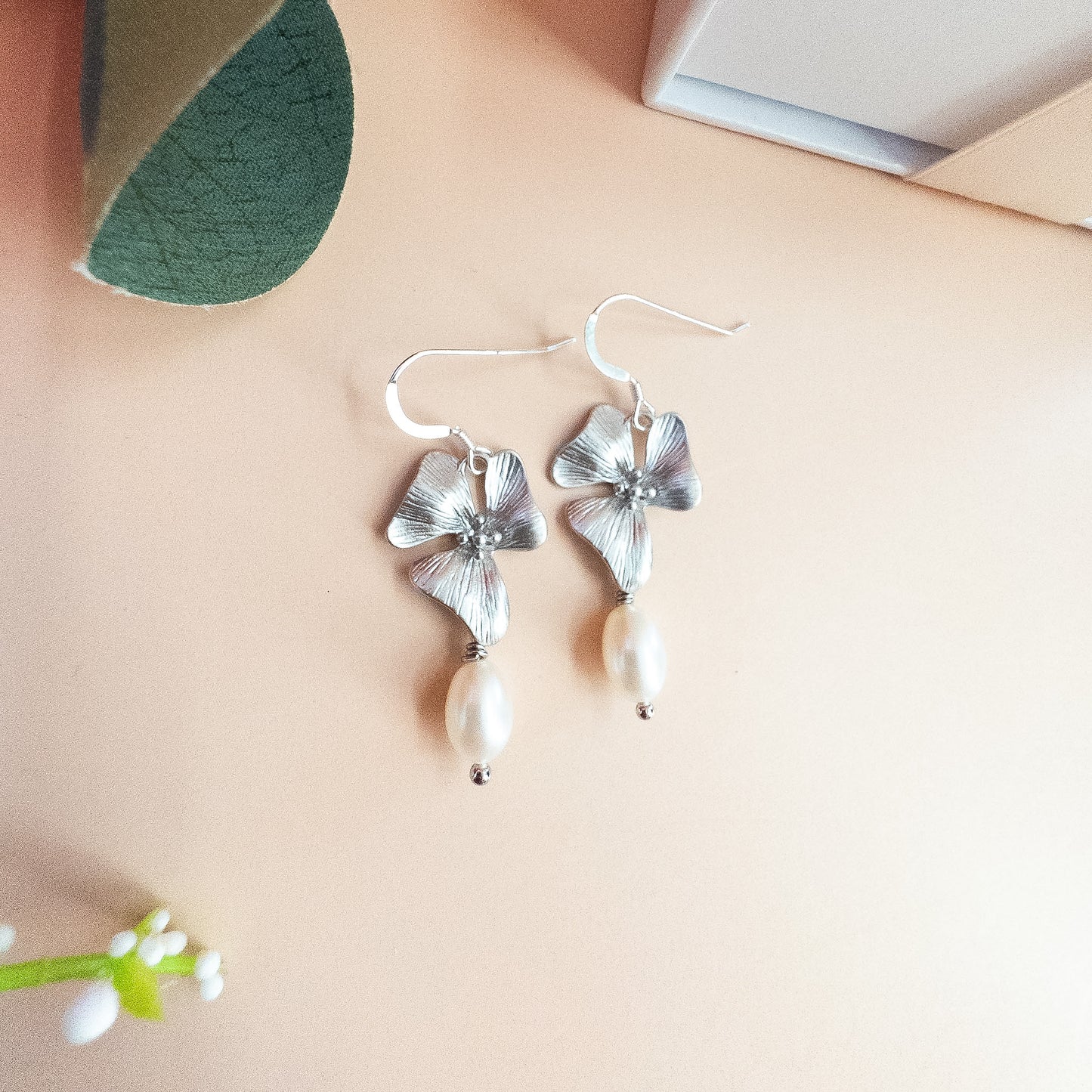 Asymmetrical Dogwood Necklace