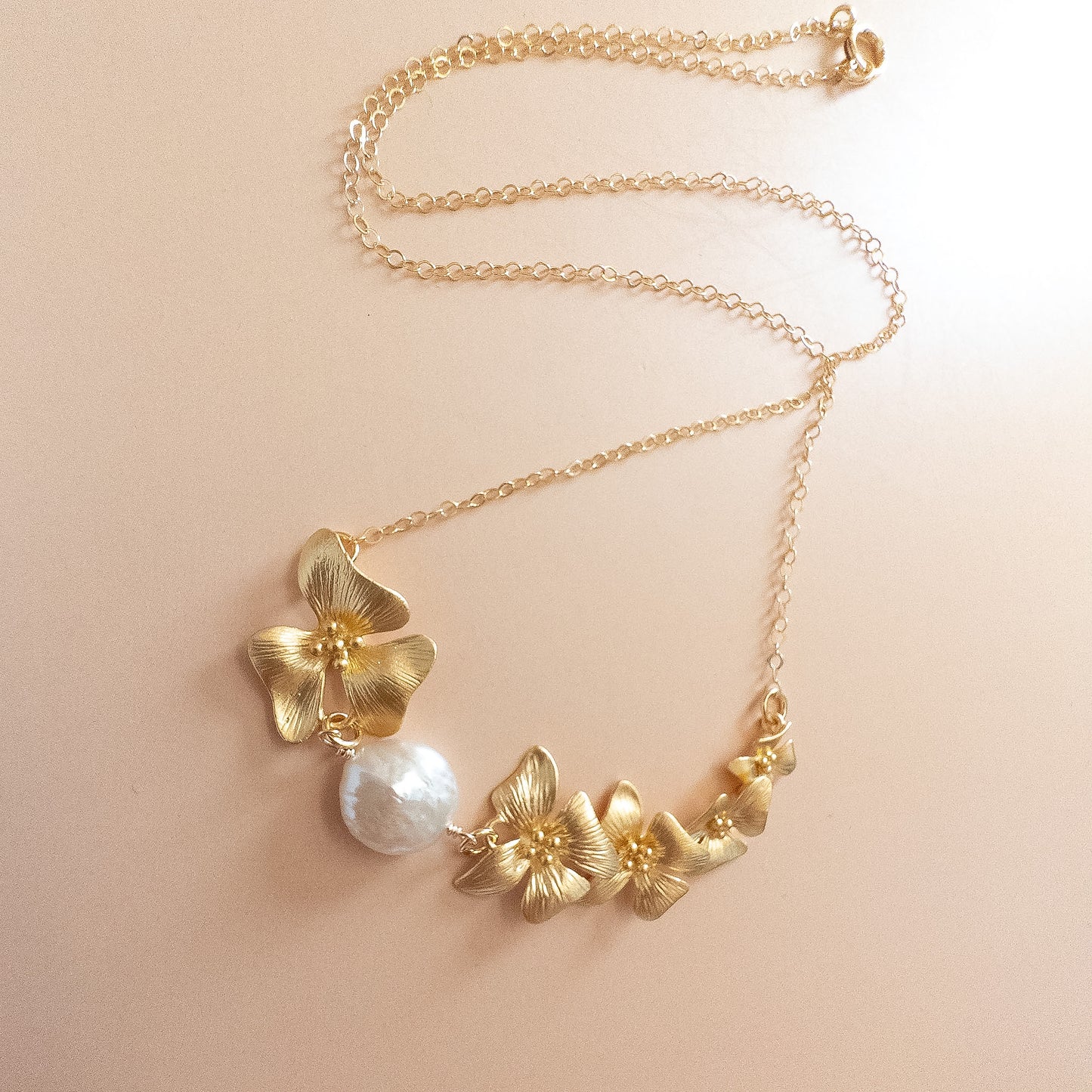 Dogwood Pearl Necklace