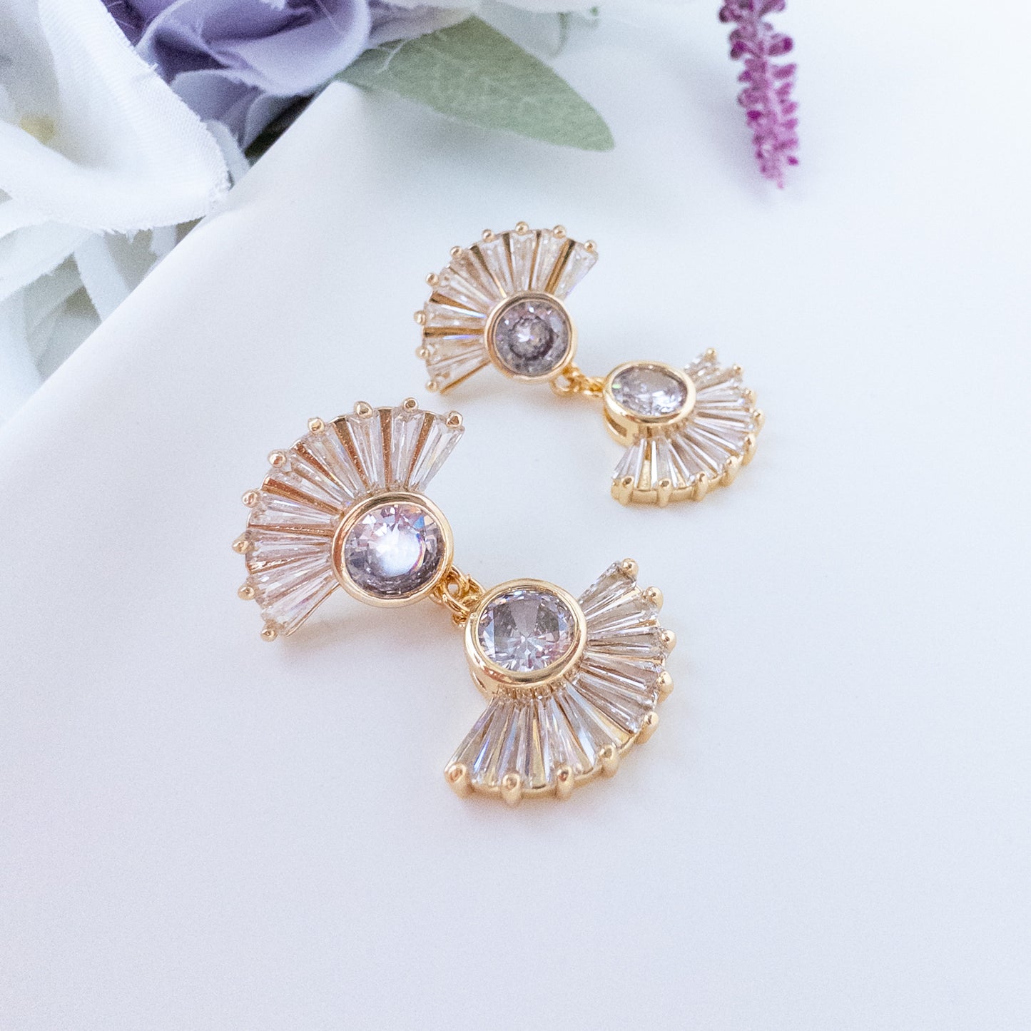 The Esme Fan Earrings