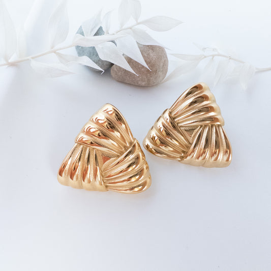 Triangle Wave Earrings