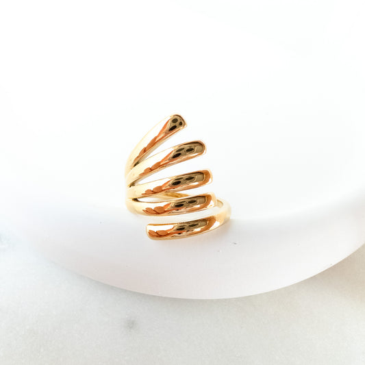 Spiral Cocktail Ring