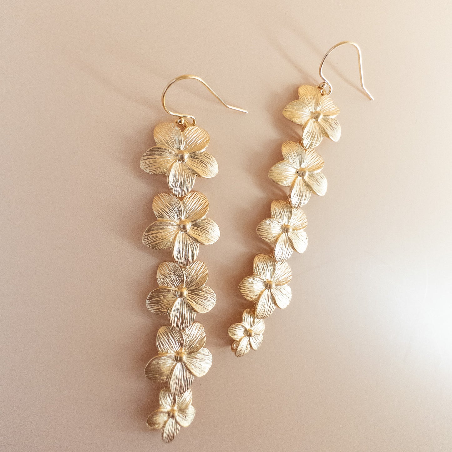 Long Plumeria Earrings