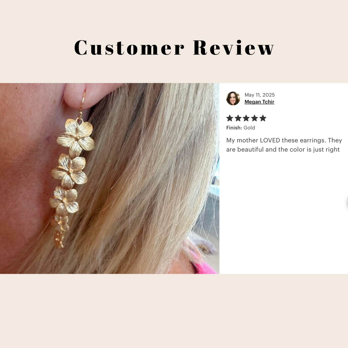 Long Plumeria Earrings