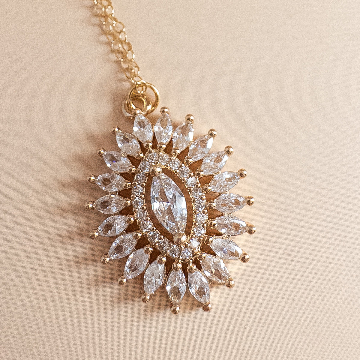 Espresso Octavia Necklace & Earrings Set