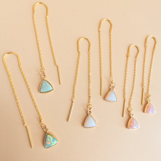 Opalite Threader Earrings