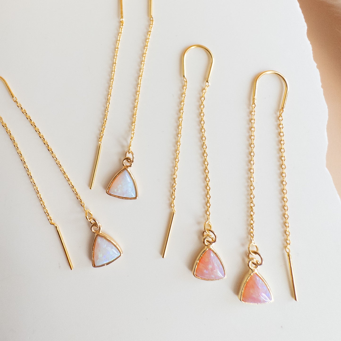 Opalite Threader Earrings