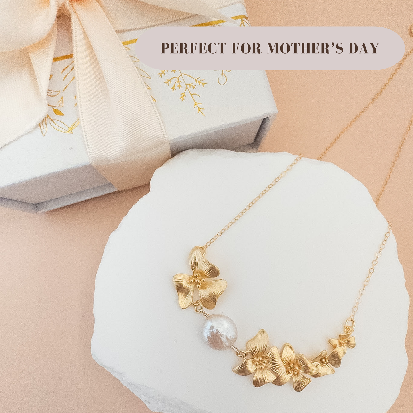 Dogwood Pearl Necklace