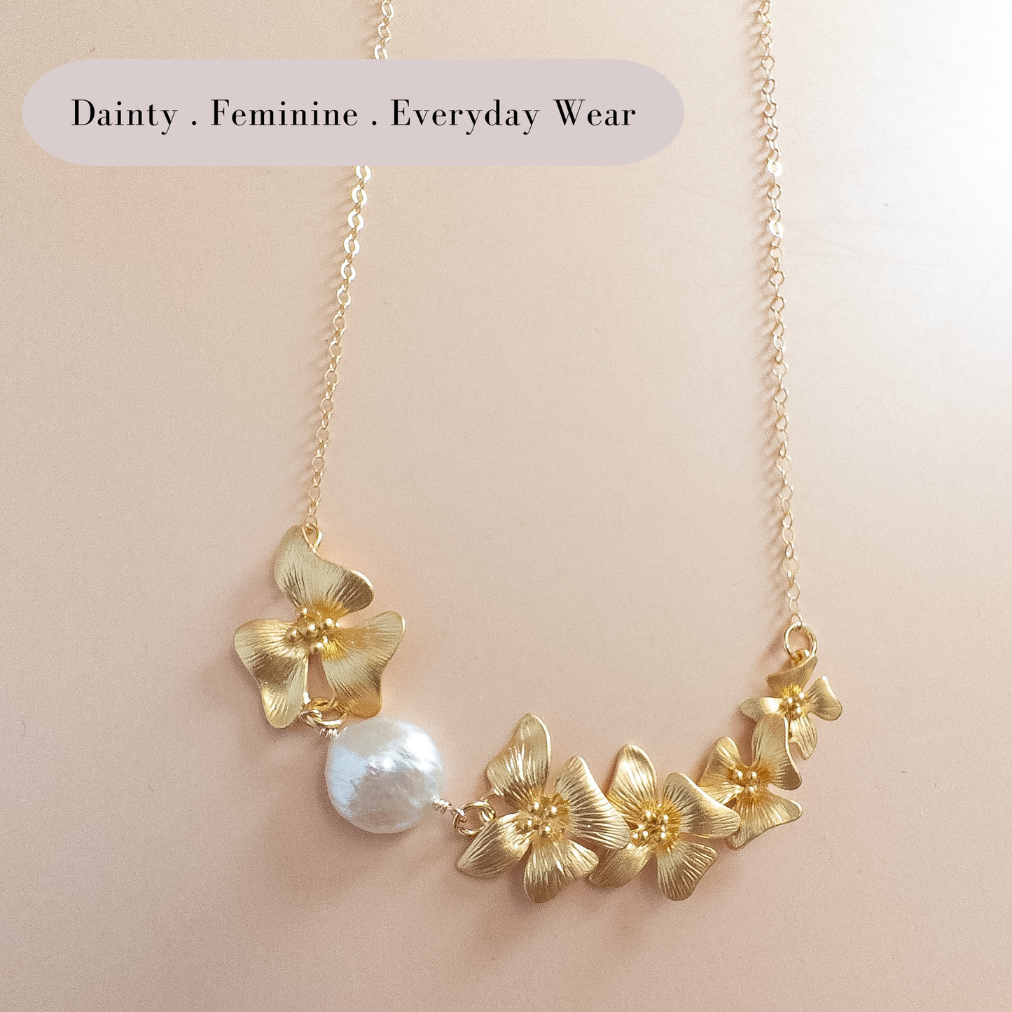 Dogwood Pearl Necklace