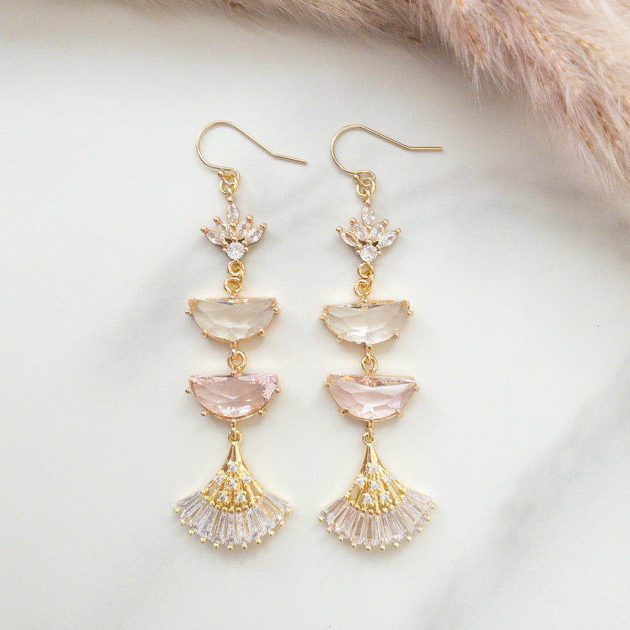 The Kate Earrings - Pink