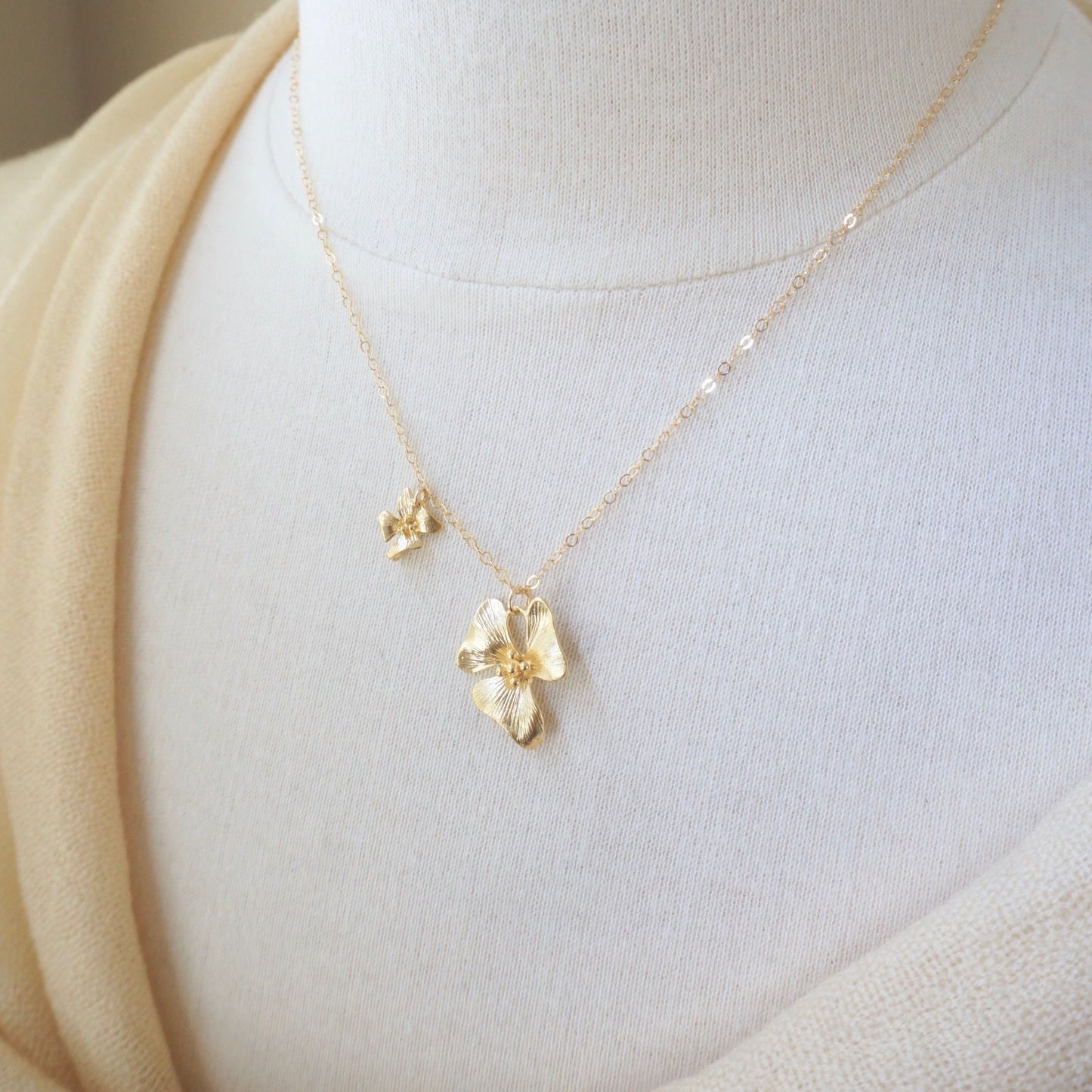 Mommy and Me Dogwood Necklace